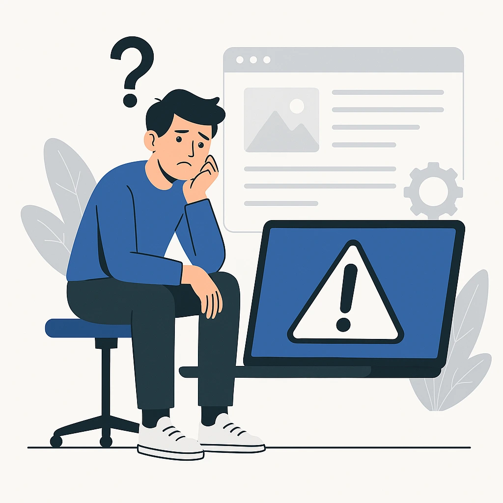 اشتباهات رایج در طراحی سایت